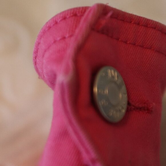 Guess Colorful Pink Denim Jacket Size XL Cotton/Spandex Blend - Picture 11 of 13